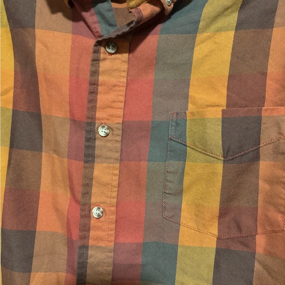 IRVINE PARK Men's Autumn Plaid Button Down Shirt Size Large - Picture 3 of 5